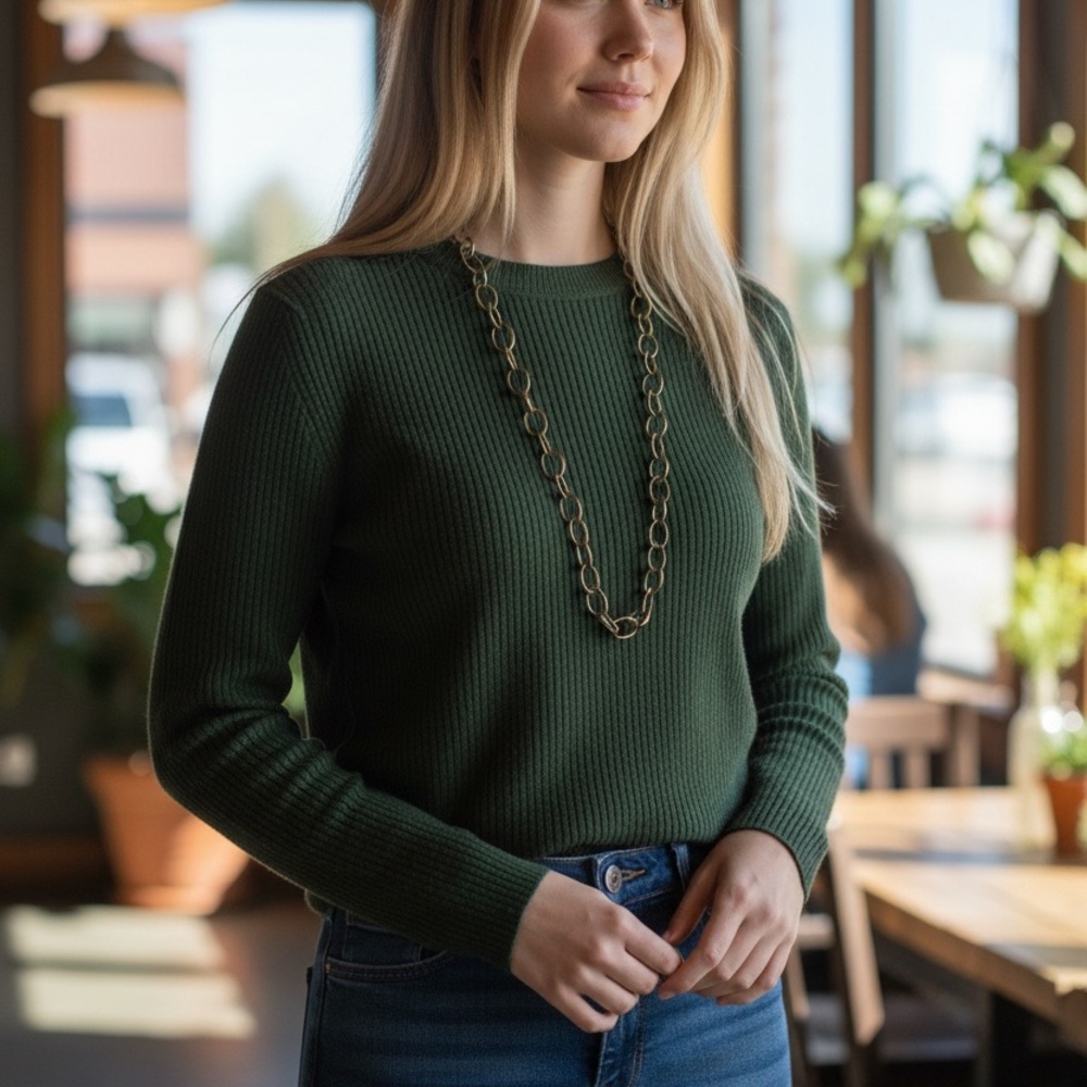 Dyrberg/Kern ODNY SS Crystal Chain Necklace